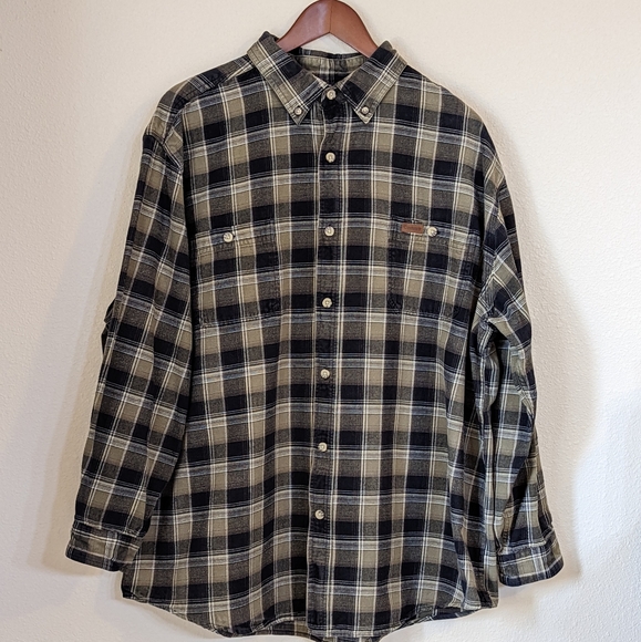 Carhartt Other - Carhartt Men's Flannel Long Sleeve Plaid Shirt Size 2XL
